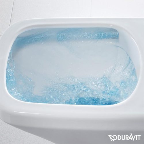 Toilet wall-mounted Duravit DuraStyle Basic Rimless, with soft-close seat – 3