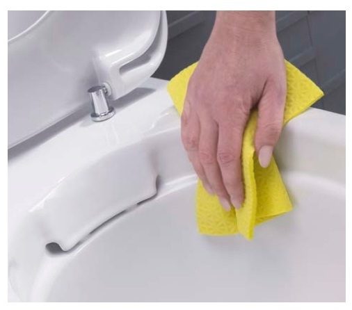 Toilet Ifö Inspira Art Rimfree, vertical, with soft close seat – 5