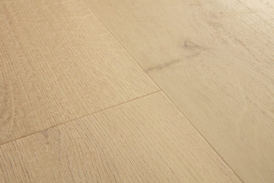 Vinyl parquet SPC Quick Step botanic beige alpha medium planks, beveled