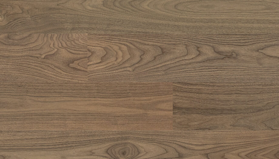 Parquet walnut nova city pure line, 1-strip, brushed, mat lacquer 5%