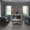 Vinyl parquet SPC Quick Step silk oak dark grey alpha small planks, beveled – 3