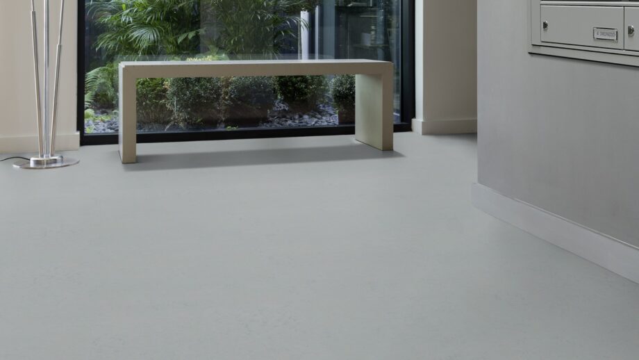 Linoleum floor Gerflor Lino Art Urban 0562 Titan Grey