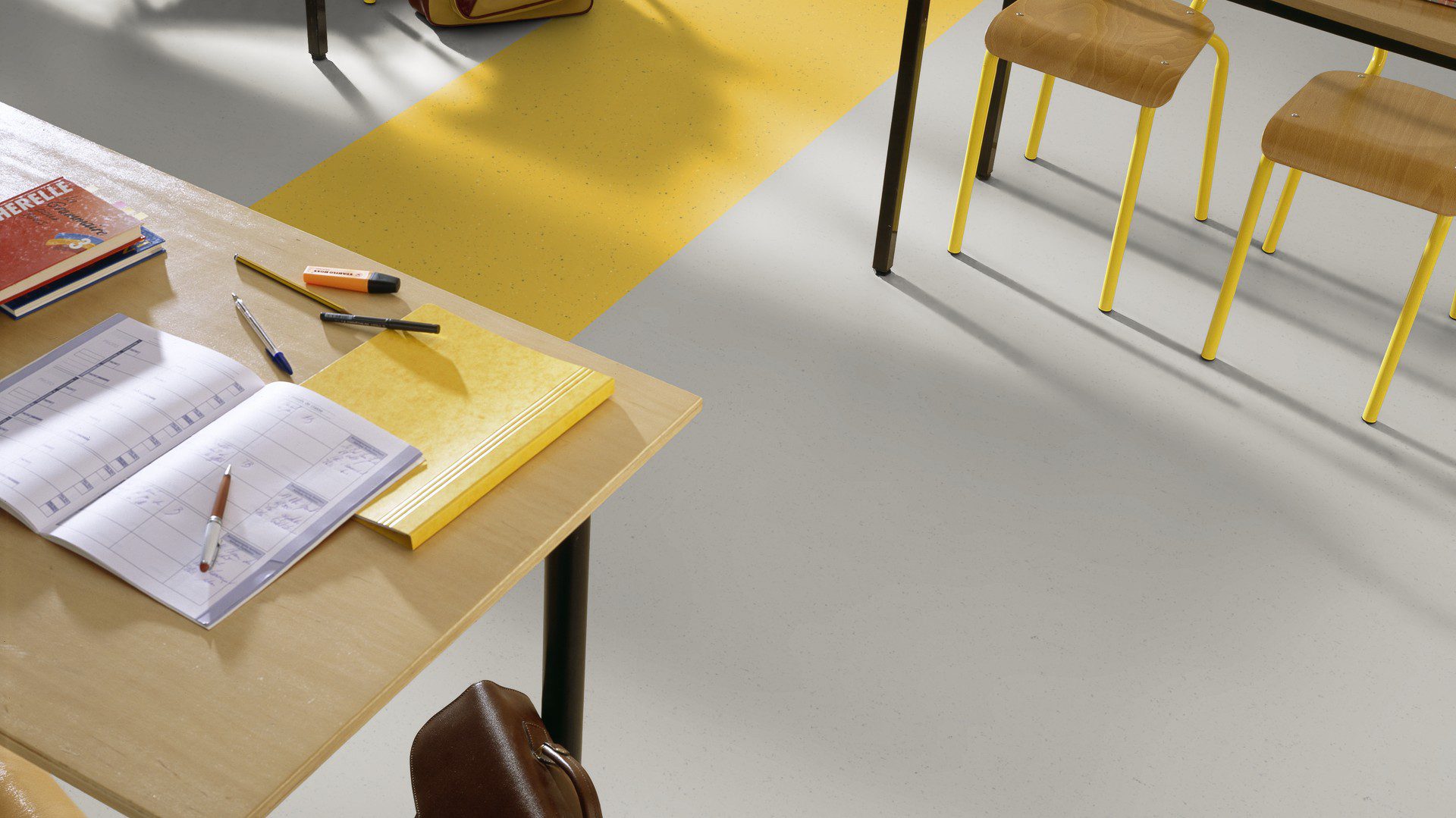 Linoleum floor Gerflor Colorette 0052 Oxid Grey – 5