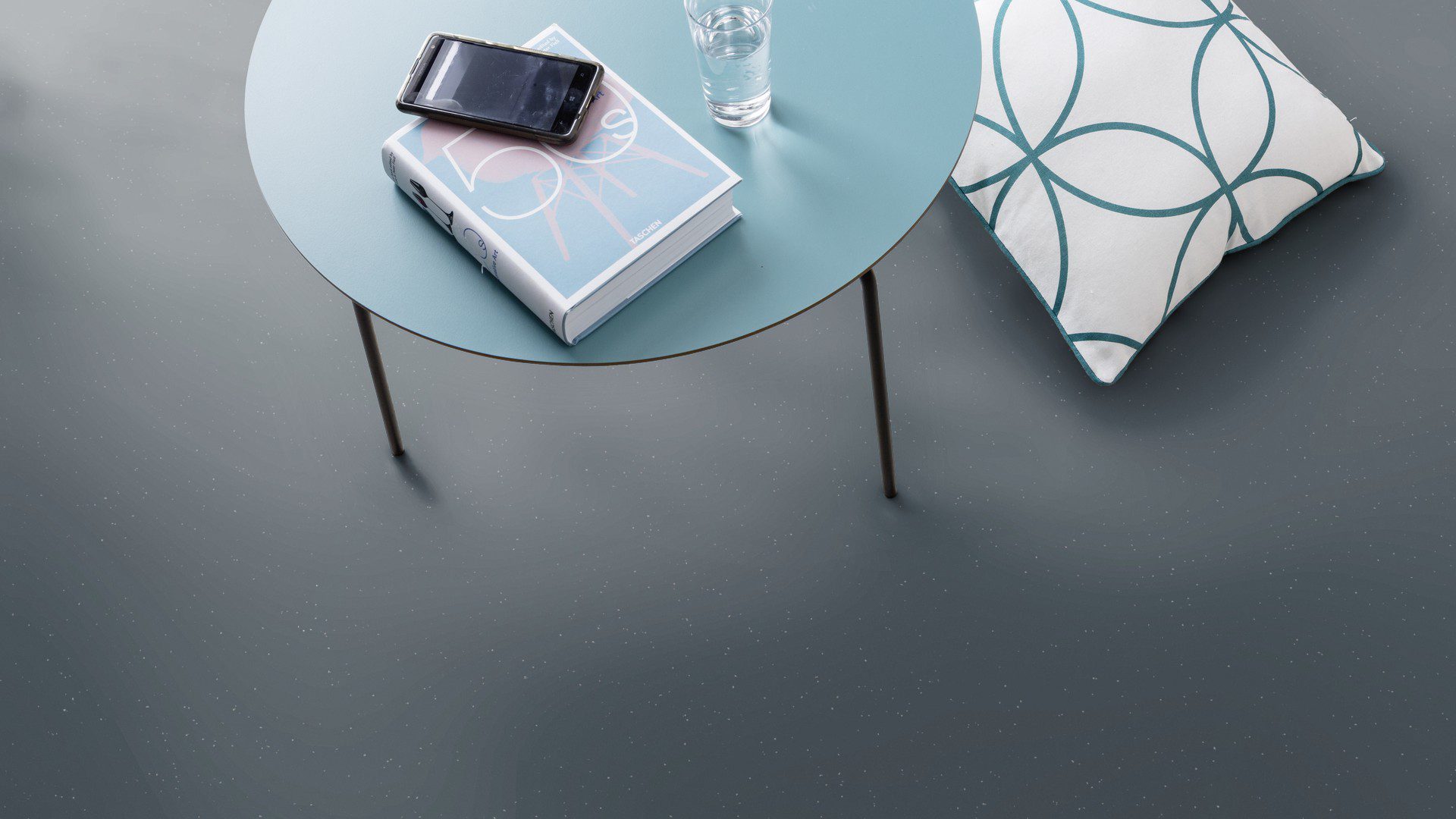 Linoleum floor Gerflor Lino Art Metallic 0070 Cool Grey – 5