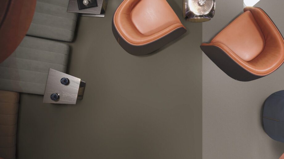 Linoleum floor Gerflor Lino Art Metallic 0072 Olive Green – view 3 Linoleum floor Gerflor Lino Art Metallic 0072 Olive Green – 3