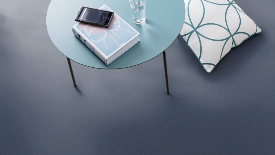 Linoleum floor Gerflor Lino Art Metallic 0078 Petrol Blue – view 2 Linoleum floor Gerflor Lino Art Metallic 0078 Petrol Blue – 2
