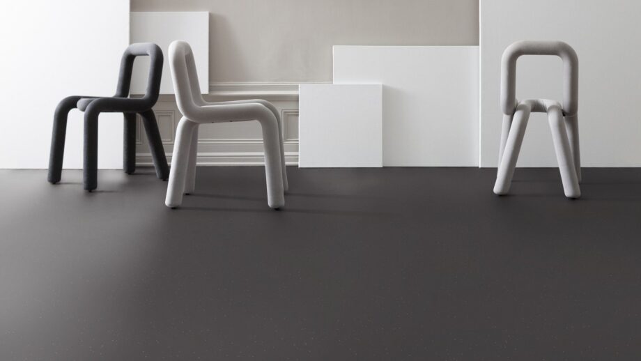 Linoleum floor Gerflor Lino Art Metallic 0083 Alumino Light Grey – view 2 Linoleum floor Gerflor Lino Art Metallic 0083 Alumino Light Grey – 2