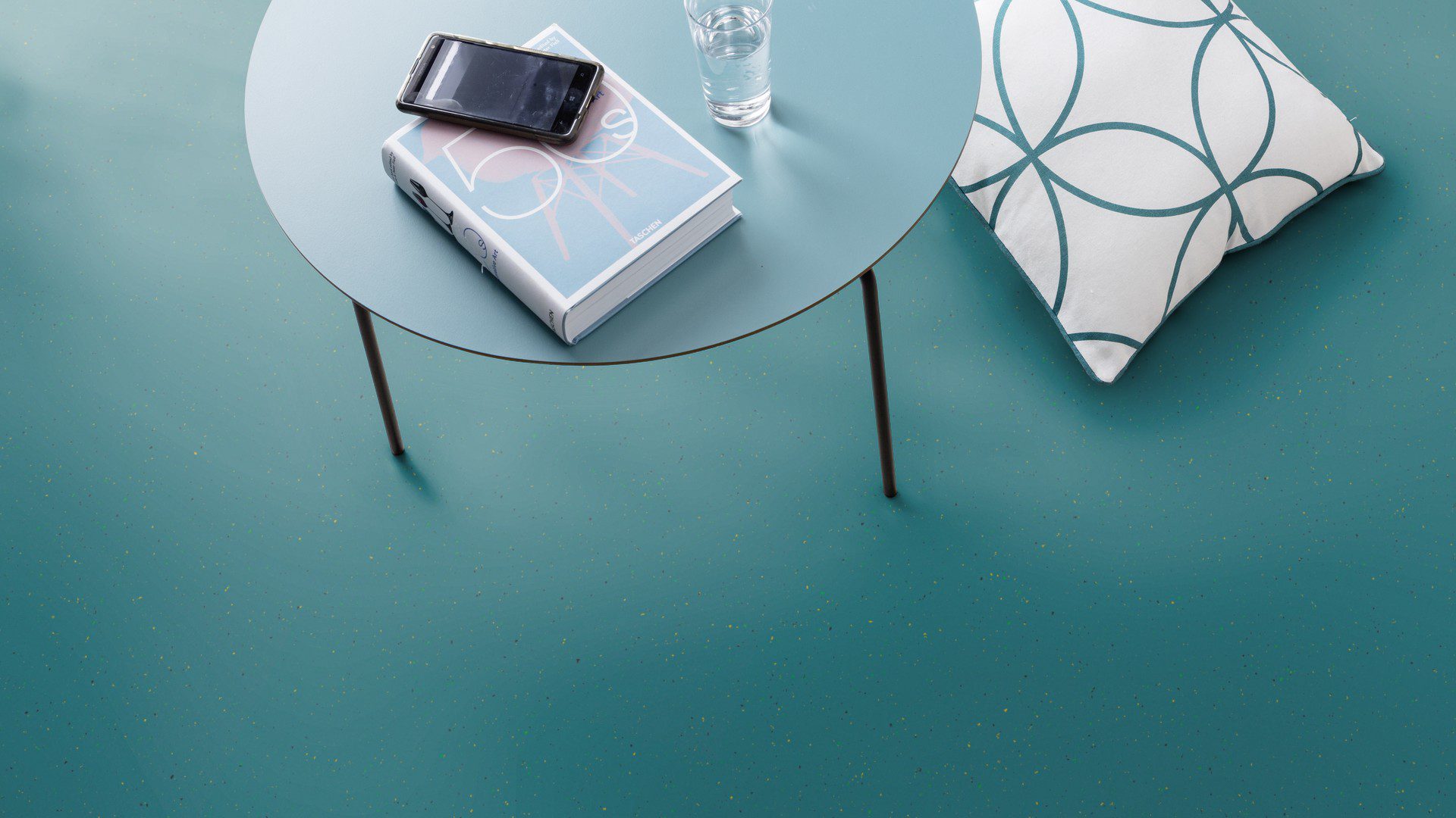 Linoleum floor Gerflor Lino Art Star 0023 Blue Turquoise – 3