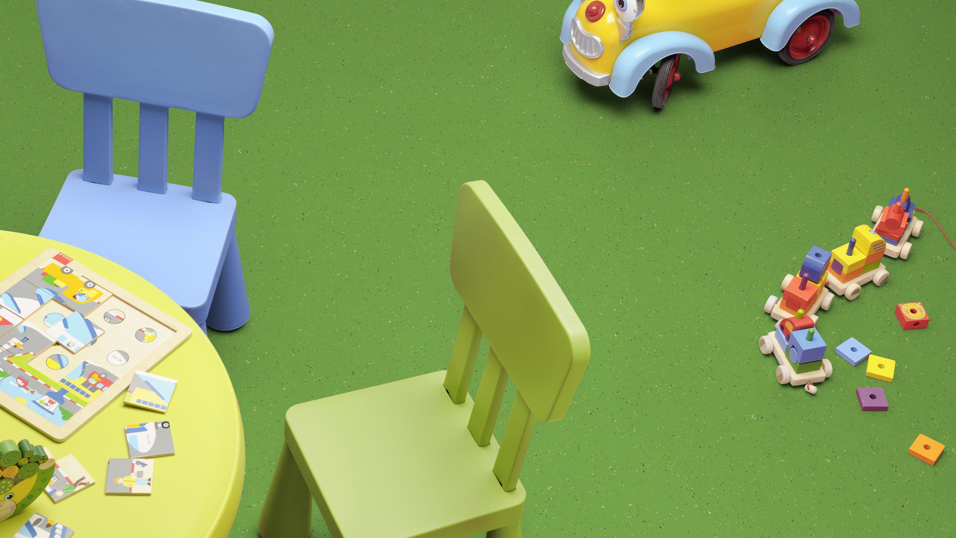 Linoleum floor Gerflor Lino Art Star 0030 Apple Green – 2