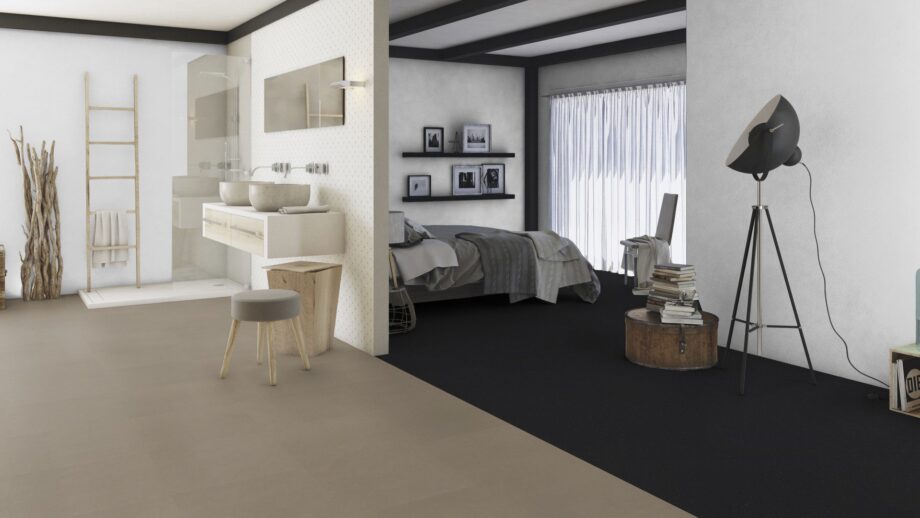 Linoleum floor Gerflor Lino Art Urban 0551 Flashy Asphalt Grey – 4