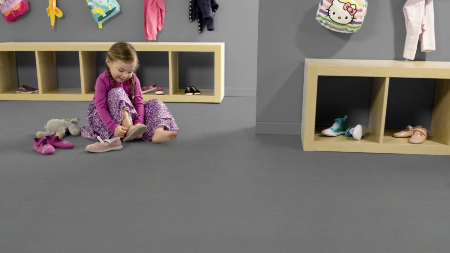 Linoleum floor Gerflor Lino Art Urban 0563 Zinc Grey – 3