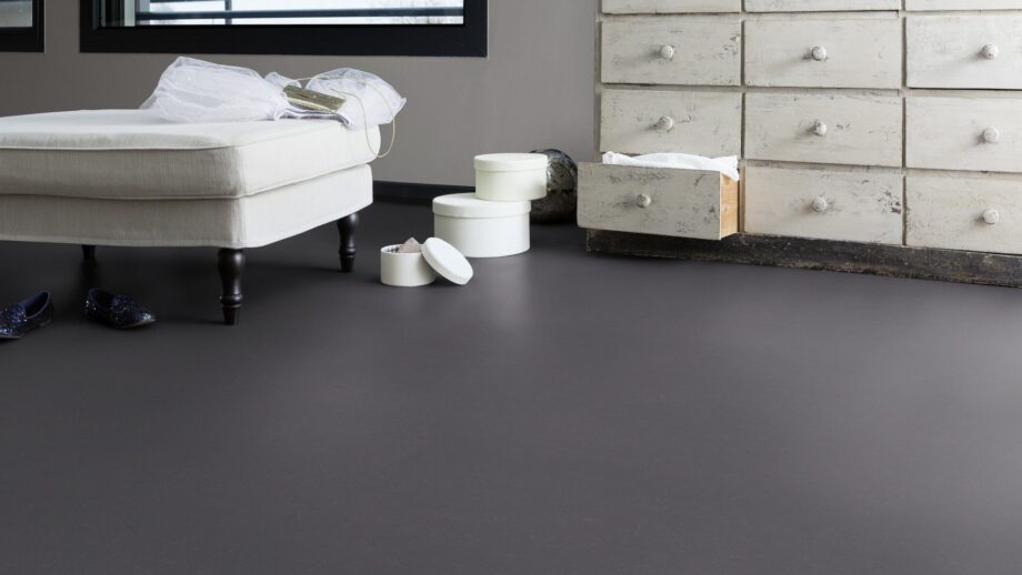 Linoleum floor Gerflor Lino Art Urban 0565 Graphite Grey – 2