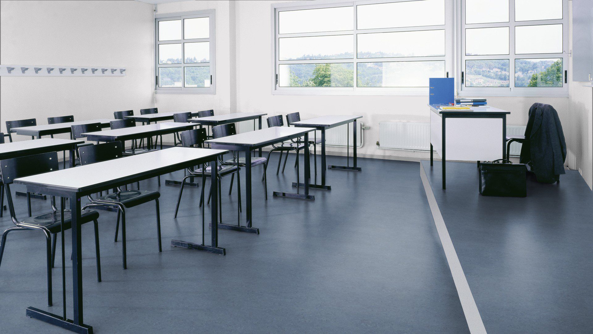 Linoleum floor Gerflor Marmorette 0022 Autumn Blue – 4