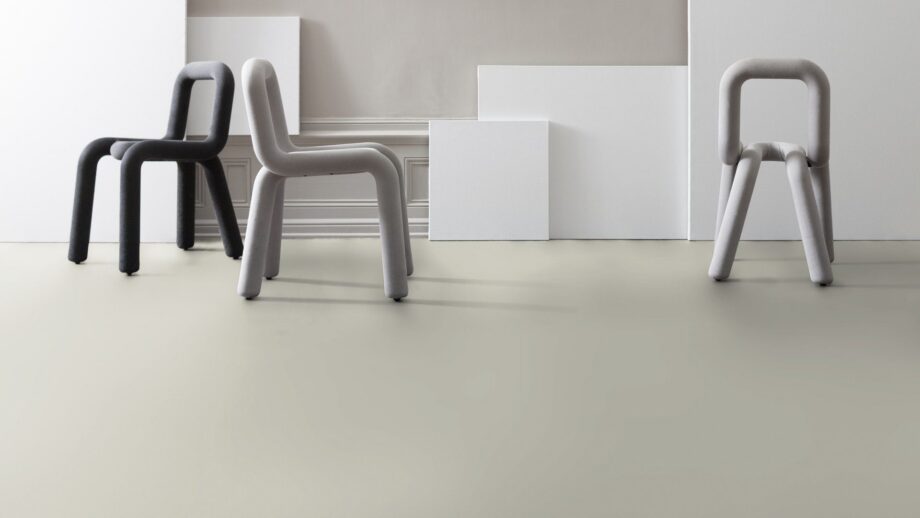 Linoleum floor Gerflor Uni Walton 0059 Frost Grey – 5