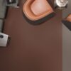 Linoleum floor Gerflor Uni Walton 0060 Deep Brown – view 2 Linoleum floor Gerflor Uni Walton 0060 Deep Brown – 2