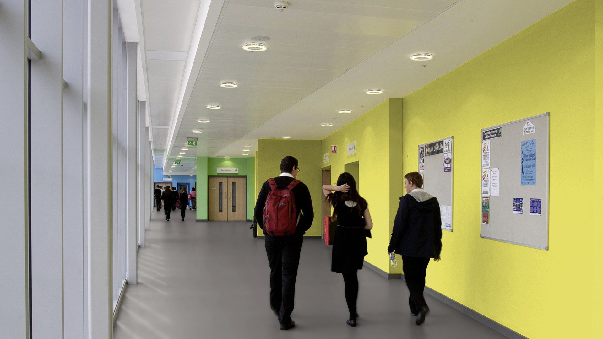 Linoleum floor Gerflor Uni Walton 0082 Broken Grey – 5