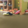 Linoleum Uni Walton Acoustic Plus 19 dB 0090 Olive – view 2 Linoleum Uni Walton Acoustic Plus 19 dB 0090 Olive – 2