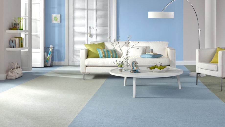 Carpet flooring from cashmere goat wool Tretford Interland 641 Arctic