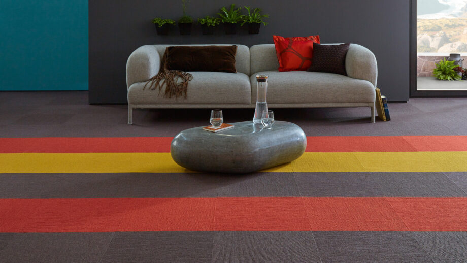 Carpet flooring from cashmere goat wool Tretford Interland 582 Grapefruit