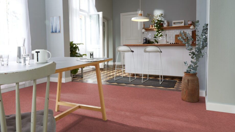 Carpets from cashmere goat wool Tretford Interland 588 Rose