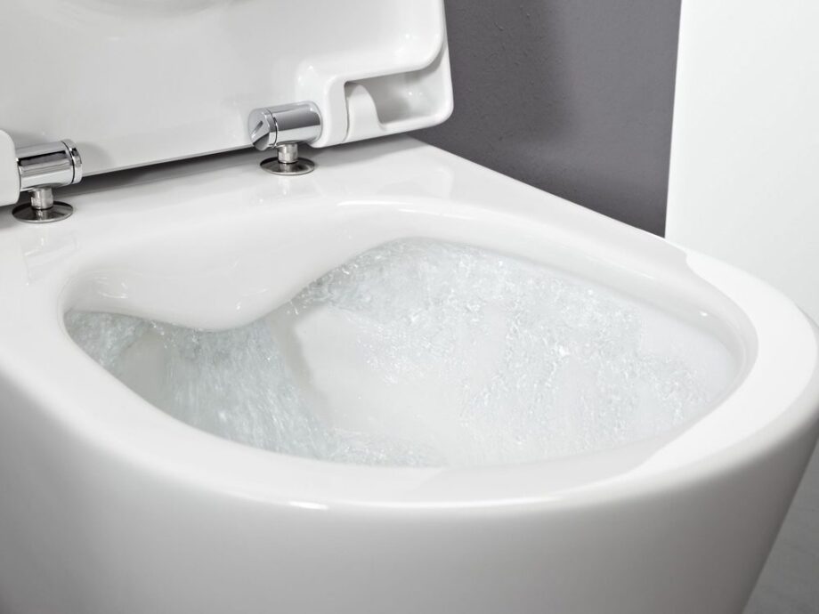 Toilet wall-mounted Laufen PRO Rimless with soft-close seat – view 3 Toilet wall-mounted Laufen PRO Rimless with soft-close seat – 3