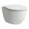 Toilet wall-mounted Laufen PRO with soft-close seat – view 3 Toilet wall-mounted Laufen PRO with soft-close seat – 3
