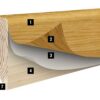 Skirting boards veneered oak lacquered 16x40mm – 2