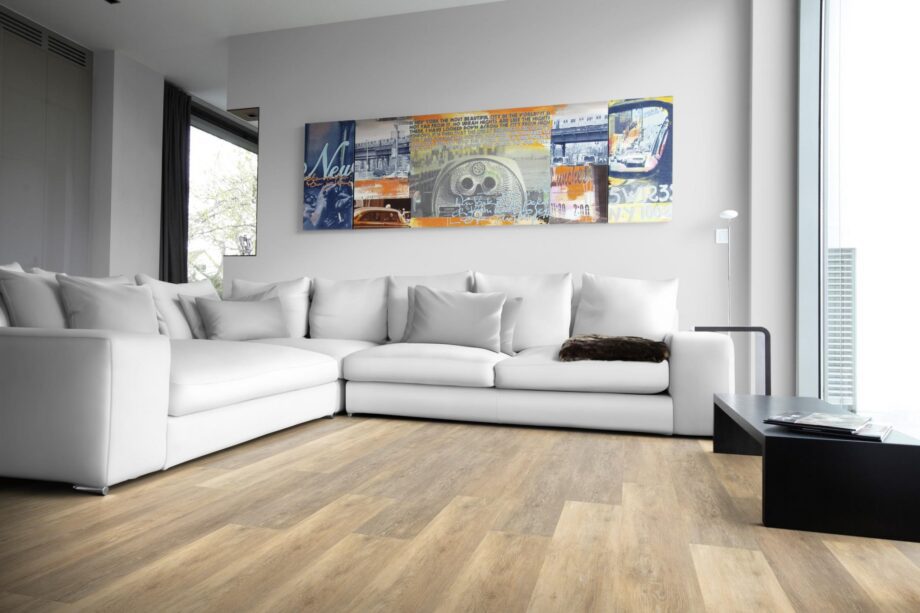 SPC tile floor Traffic Luna with integrated underlay – 6