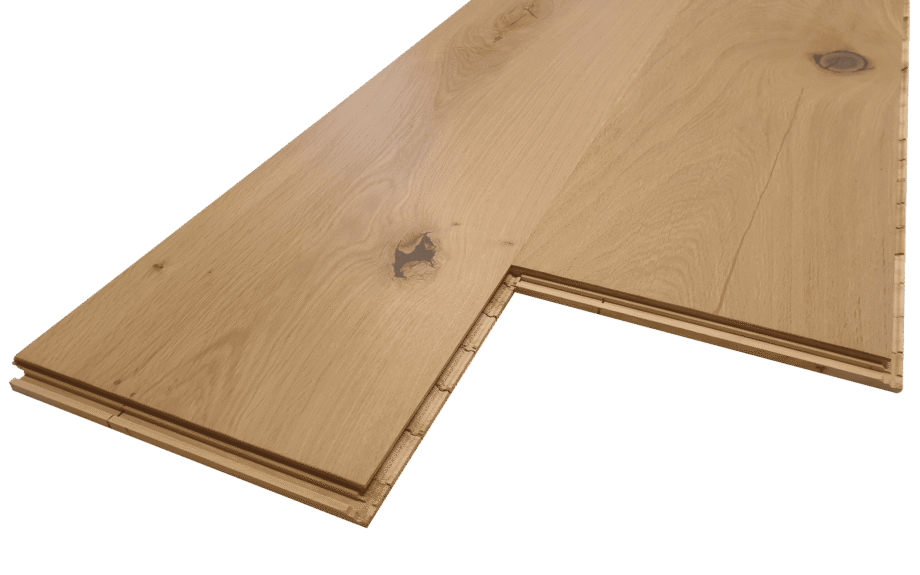 Parquets Trinity Oak Rustical 1-strip beveled hand scrapped brushed raw oiled – 3