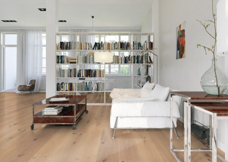 Parquets Trinity Oak Rustical 1-strip beveled hand scrapped brushed raw oiled – 8