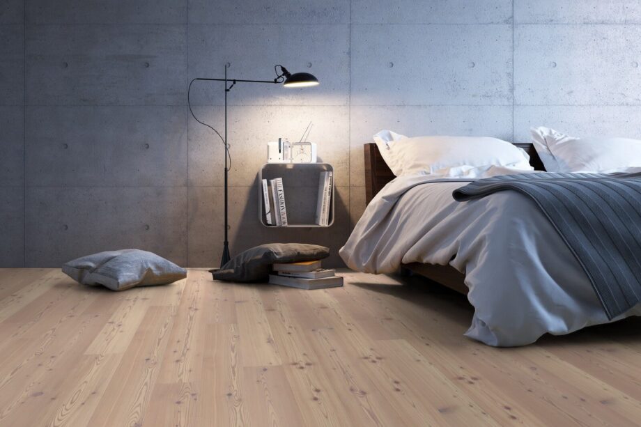 Parquet floors Siberian Larch Rustical 1-strip beveled brushed white oiled – 6