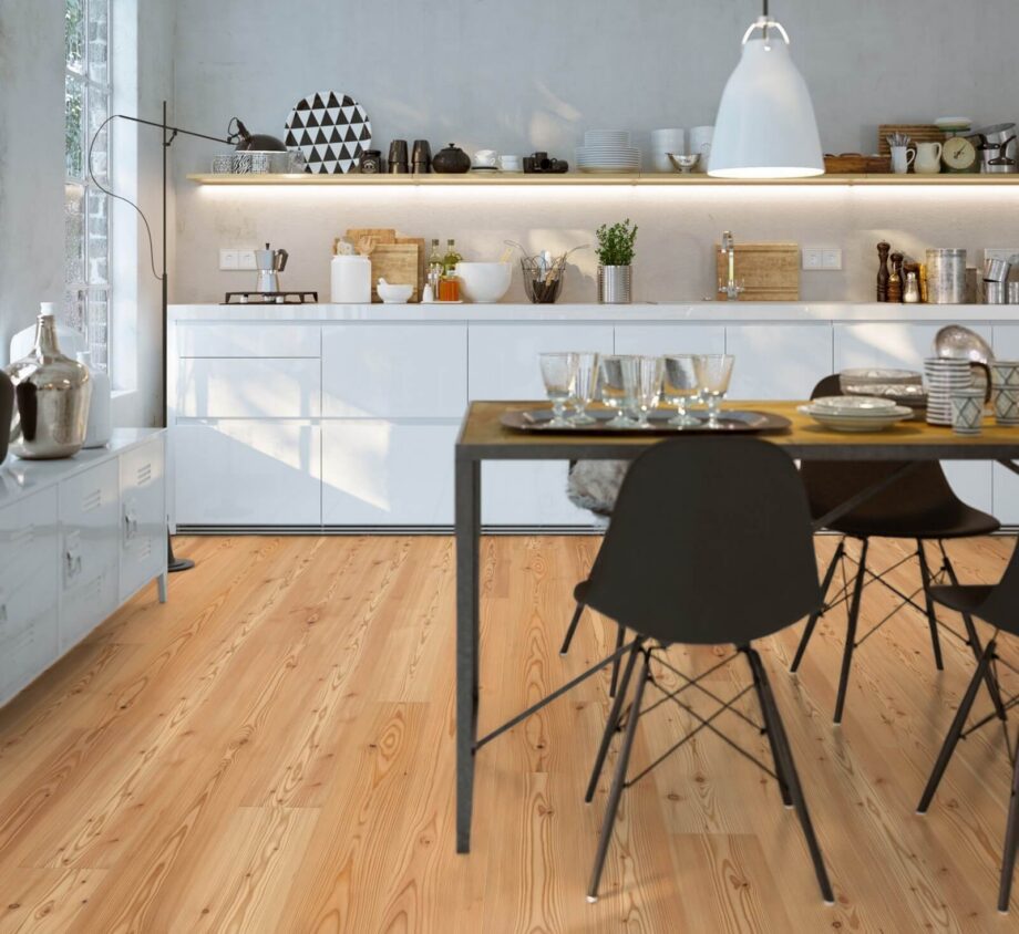 Parquet floor Siberian Larch Rustical 1-strip beveled brushed oiled – 16