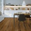 Parquet Smoked Oak Rustical 1-strip beveled brushed matt lacquered 189mm – 8