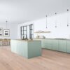 Parquet Oak Rustical 1-strip brushed white matt lacquered 189mm – 7