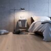 Parquet Oak Rustical 1-strip brushed white matt lacquered 189mm – 8