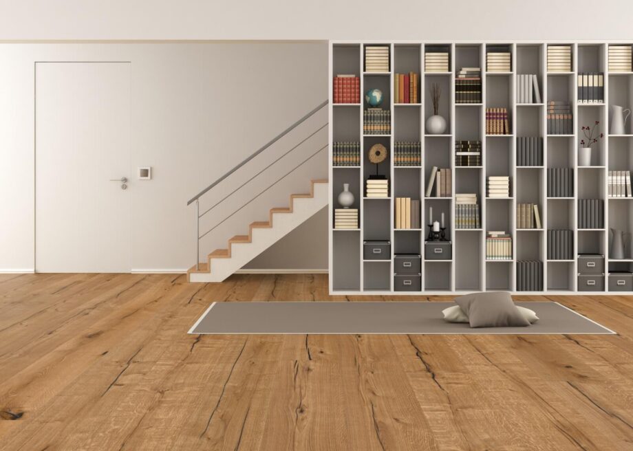 Parquet Trinity Oak Rustik 1-strip beveled deep brushed oiled 305mm – 6