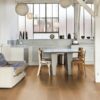 Parquet Trinity Oak Natur 1-strip beveled brushed oiled – 9