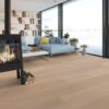 Parquet Trinity Oak Natur 1-strip beveled brushed white oiled – 11