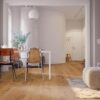 Parquet Trinity Oak Rustical 1-strip beveled brushed oiled – 13