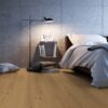 Parquet Trinity Oak Rustical 1-strip beveled brushed light white oiled – 11