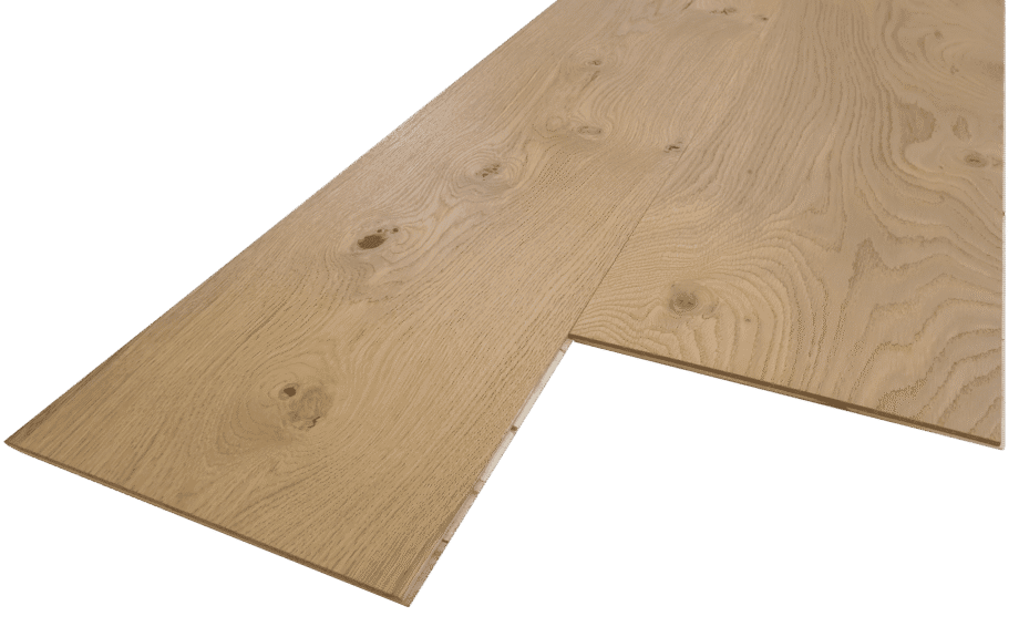 Parquet Trinity Oak Rustical 1-strip beveled brushed light white oiled – 3