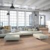 Parquet Trinity Oak Rustical 1-strip beveled brushed white oiled – 15