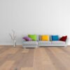 Parquet Trinity Oak Rustical 1-strip beveled brushed white oiled – 16