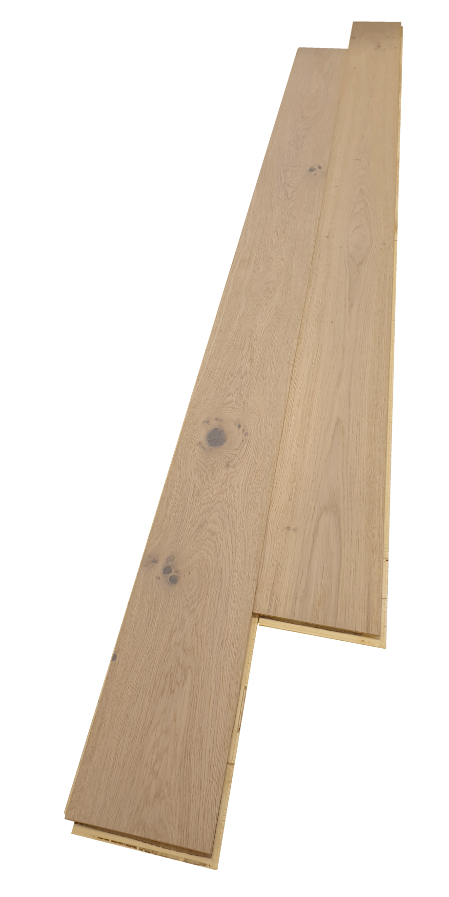 Parquet Oak Rustical 1-strip beveled brushed white oiled 148mm