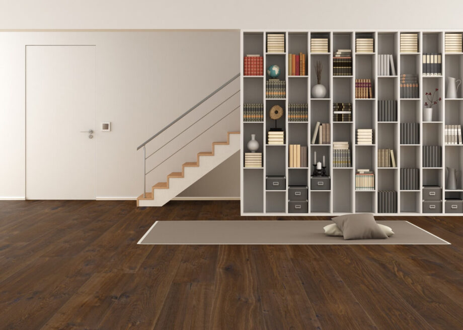 Parquet floor Trinity Smoked Oak Rustical 1-strip beveled hand scraped oiled – 14