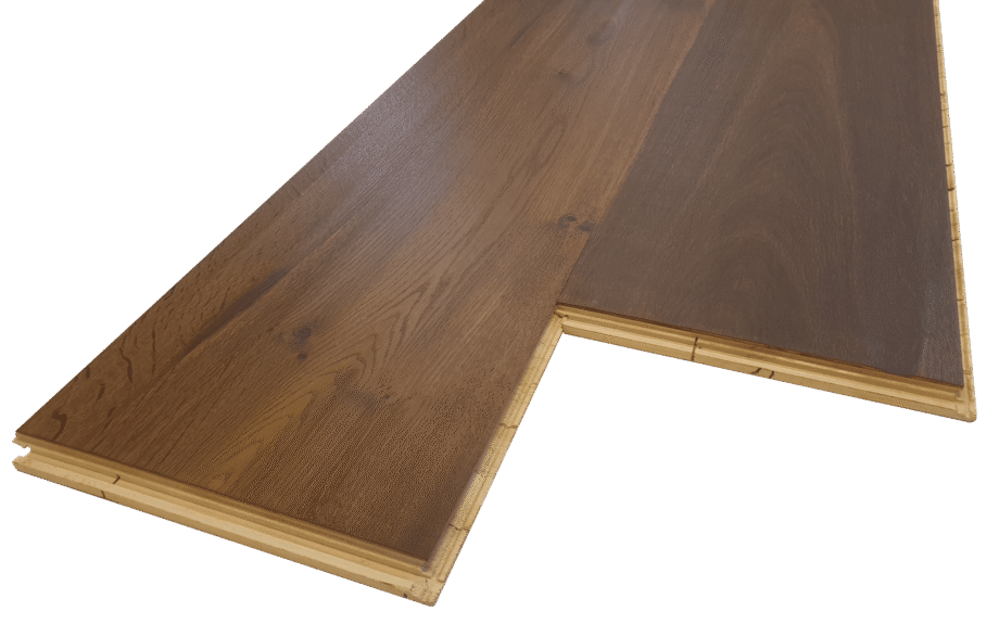 Parquet floor Trinity Smoked Oak Rustical 1-strip beveled hand scraped oiled – 3