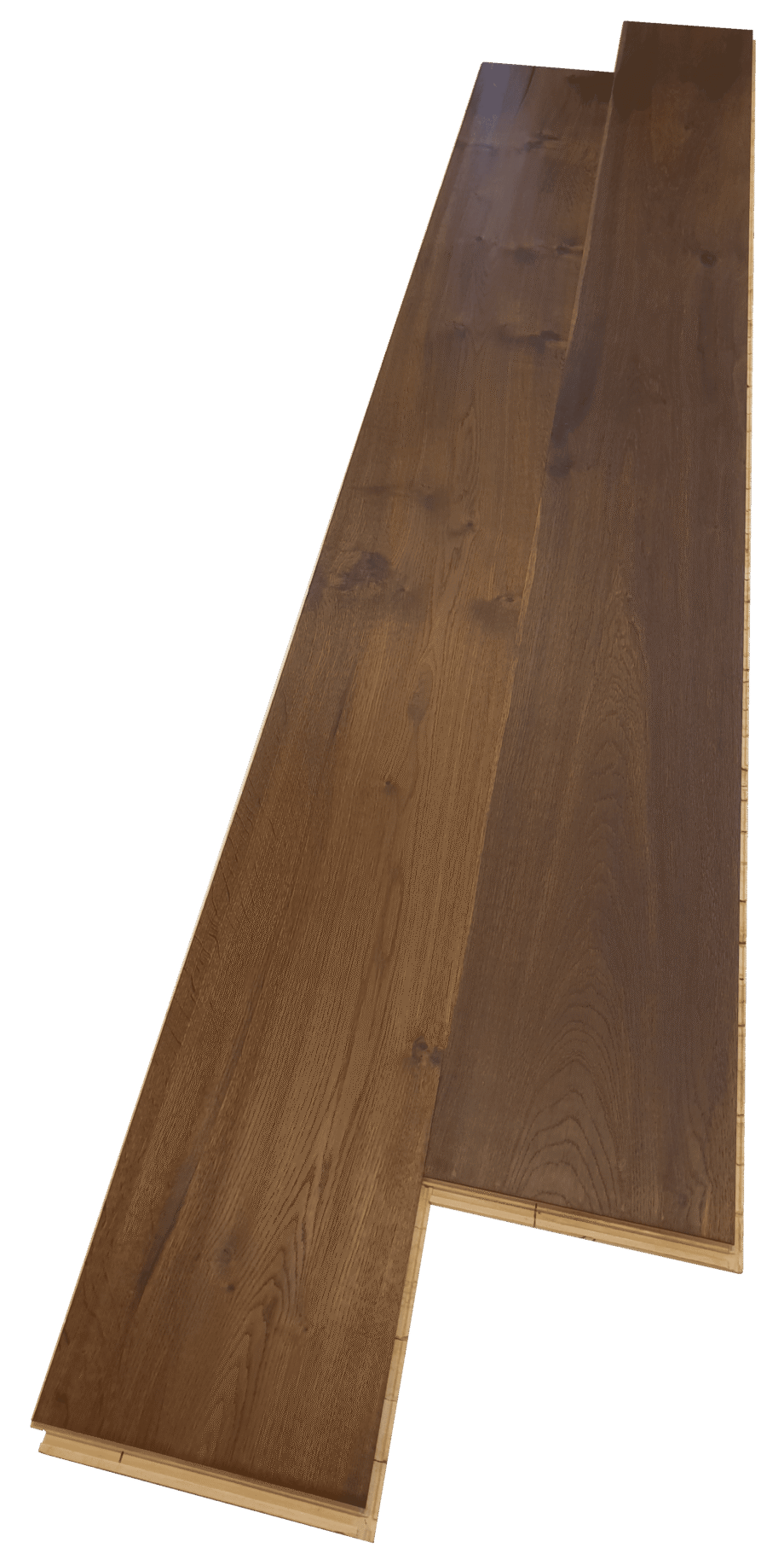 Parquet floor Trinity Smoked Oak Rustical 1-strip beveled hand scraped oiled – 4