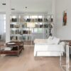 Oak Parquet Trinity Rustical 1-strip beveled hand scraped white oiled – 13