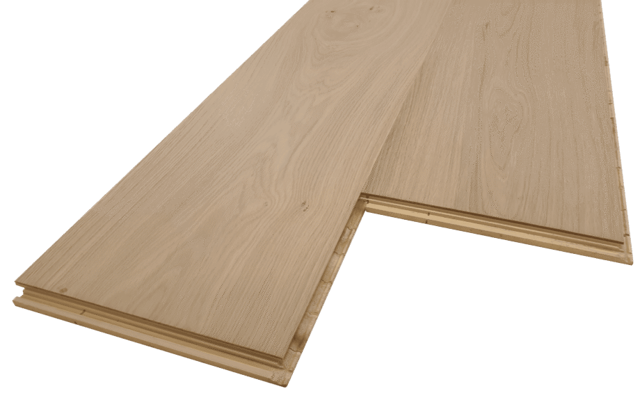 Oak Parquet Trinity Rustical 1-strip beveled hand scraped white oiled – 3