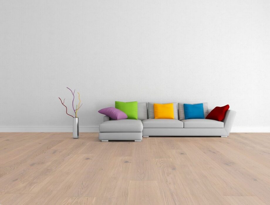 Oak Parquet Trinity Rustical 1-strip beveled hand scraped white oiled – 6